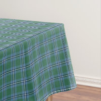 Clan Irvine Tartan Light Blue and Green Plaid