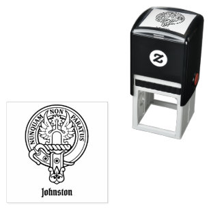 Clan Johnston Crest Self-inking Stamp