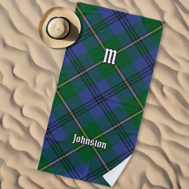 Clan Johnston Tartan Beach Towel (Creator Uploaded)