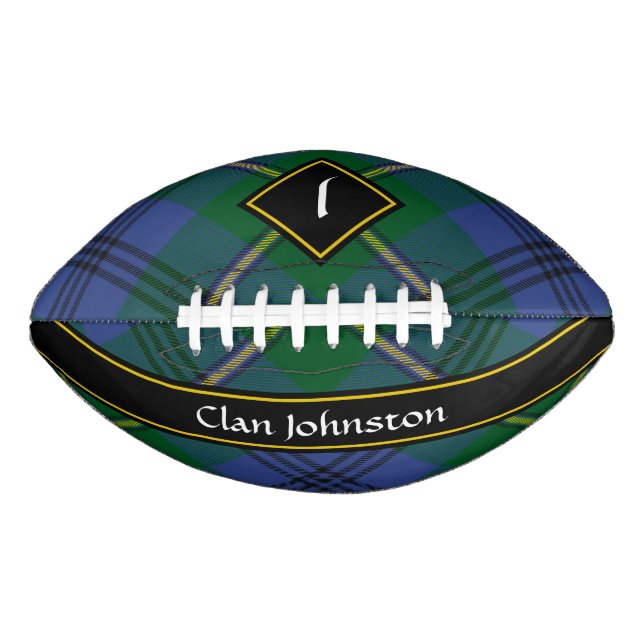 Clan Johnston Tartan Football (Front)