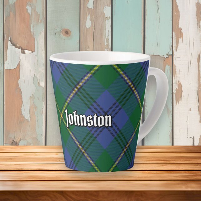 Clan Johnston Tartan Latte Mug (Creator Uploaded)