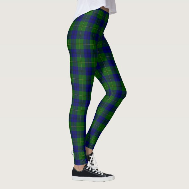 Clan Johnston Tartan Leggings (Right)