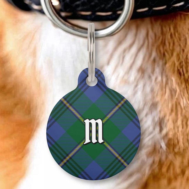 Clan Johnston Tartan Pet ID Tag (Creator Uploaded)