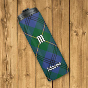 Clan Johnston Tartan Thermal Tumbler