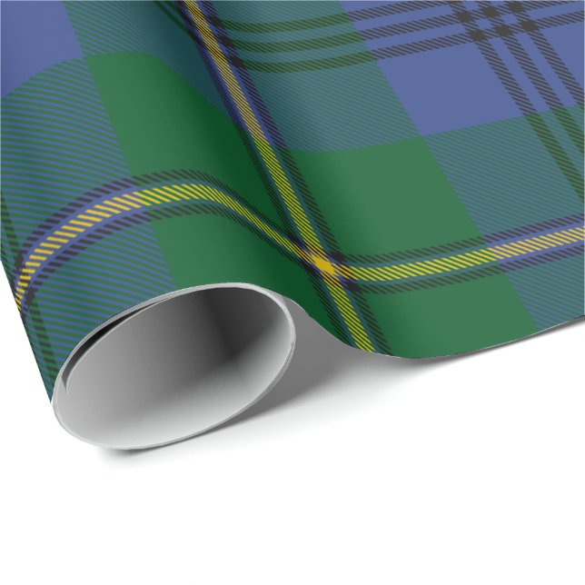 Clan Johnston Tartan Wrapping Paper (Roll Corner)