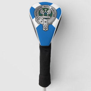 Clan Johnstone Crest & Tartan Golf Head Cover
