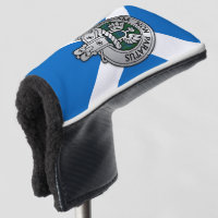 Clan Johnstone Crest & Tartan Golf Head Cover