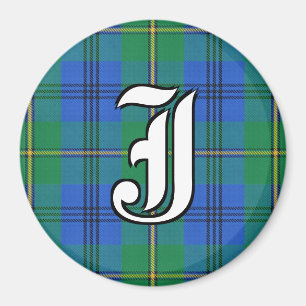 Clan Johnstone Johnston Tartan Plaid Accents Magnet