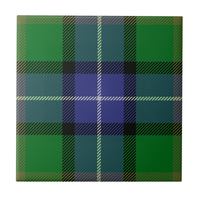 Clan Jones Tartan Tile (Front)