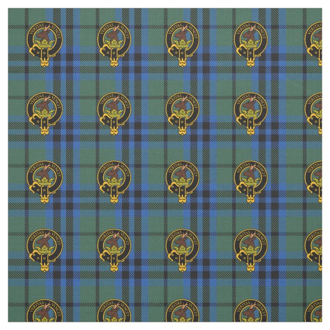 Clan Keith Ancient Tartan & Crest Fabric (Swatch)