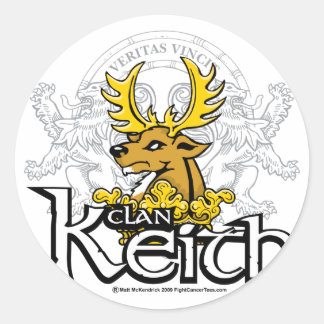 Clan Keith Classic Round Sticker