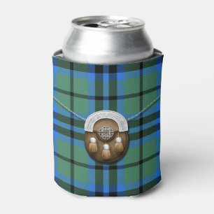 Clan Keith Tartan And Sporran Can Cooler