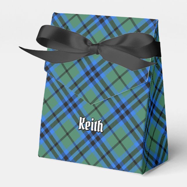 Clan Keith Tartan Favour Box (Front Side)