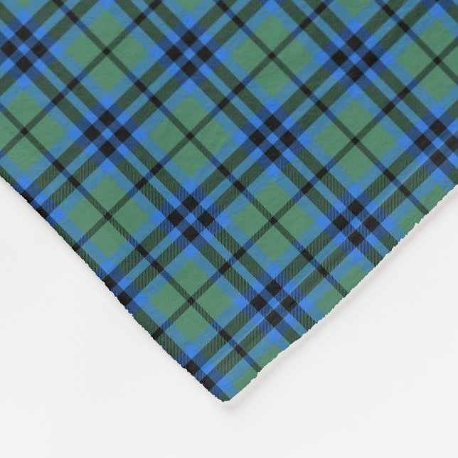 Clan Keith Tartan Fleece Blanket (Corner)