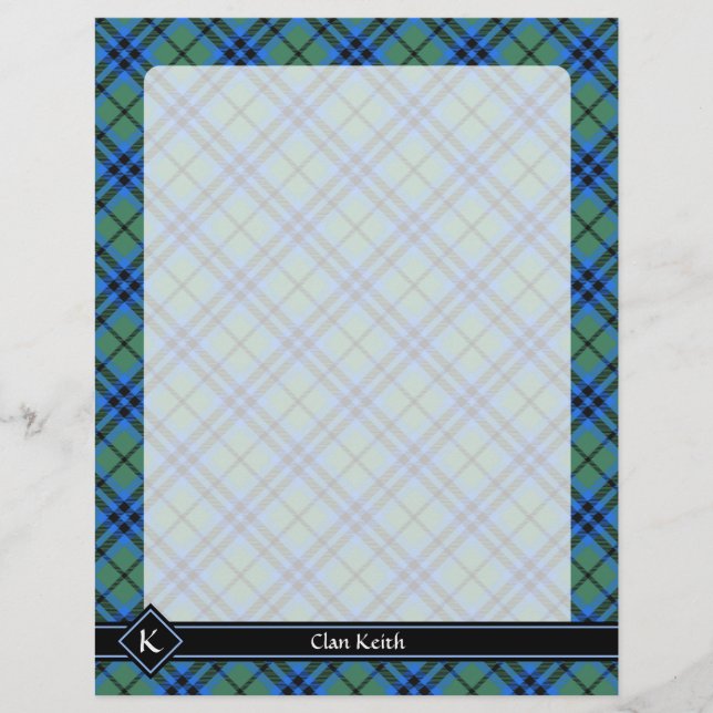 Clan Keith Tartan Flyer (Front)