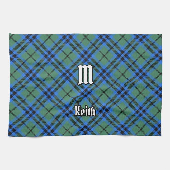 Clan Keith Tartan Kitchen Towel (Horizontal)