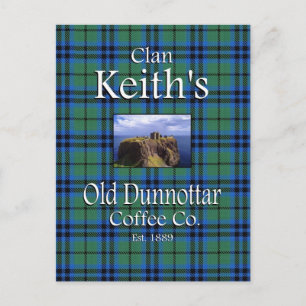Clan Keith's Old Dunnottar Coffee Co. Postcard