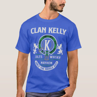 Clan Kelly Scottish Surname Family Highland Games  T-Shirt