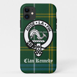 Clan Kennedy Crest Tartan Case-Mate iPhone Case