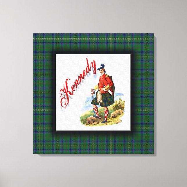 Clan Kennedy Scottish Dream Canvas Print (Front)