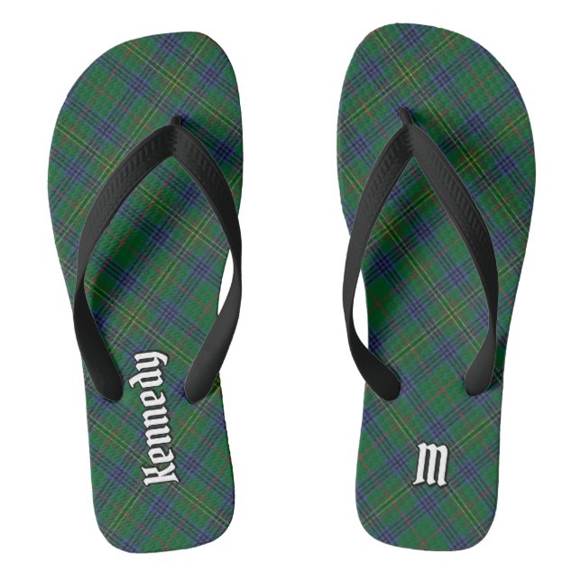 Clan Kennedy Tartan Jandals (Footbed)
