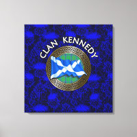 Clan Kennedy Tartan Knot & Flag