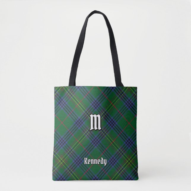 Clan Kennedy Tartan Tote Bag (Front)