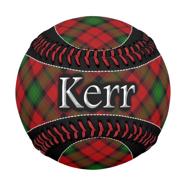 Clan Kerr Scottish Dream Tartan Baseball (Front)
