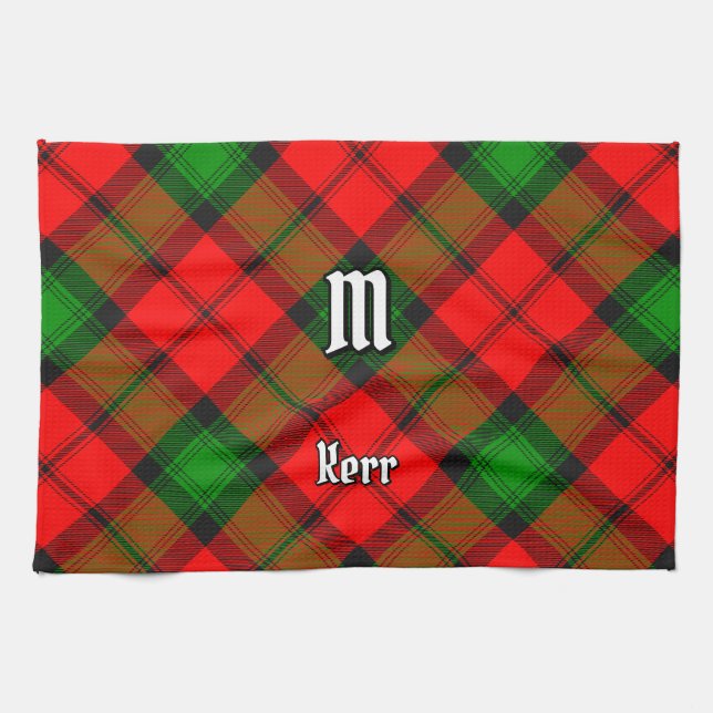 Clan Kerr Tartan Tea Towel (Horizontal)