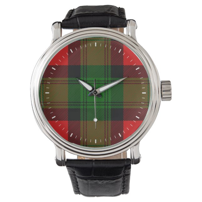Clan Kerr Tartan Watch (Front)