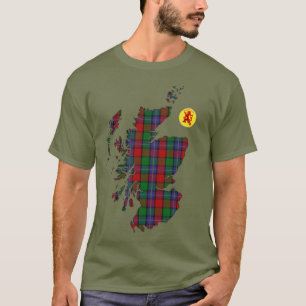 Clan Kilgour [EDIT] Tartan Map T-Shirt