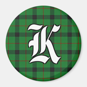 Clan Kincaid Tartan Plaid Accents Magnet