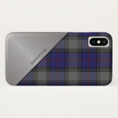 Clan Kinnaird Tartan Plaid iPhone X case (Back (Horizontal))