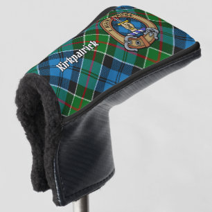 Clan Kirkpatrick Crest over Tartan Golf Head Cover