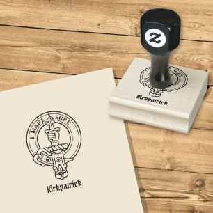 Clan Kirkpatrick Crest Rubber Stamp