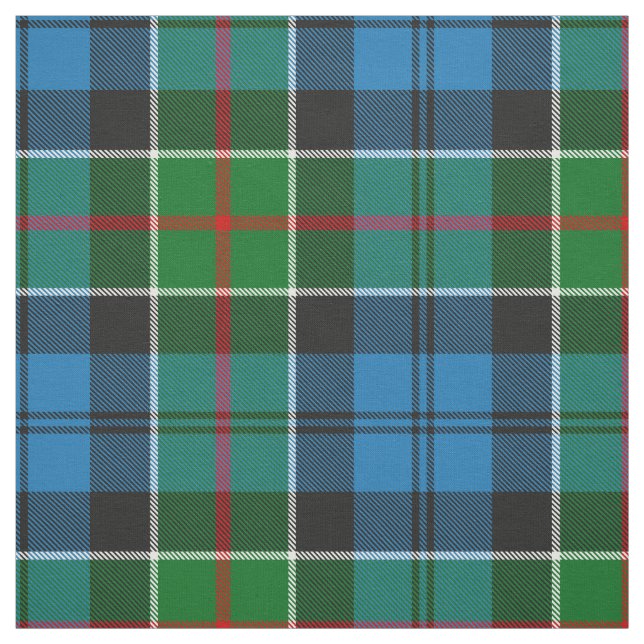 Clan Kirkpatrick Tartan Fabric (Swatch)