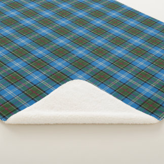 Clan Kirkpatrick Tartan Sherpa Blanket