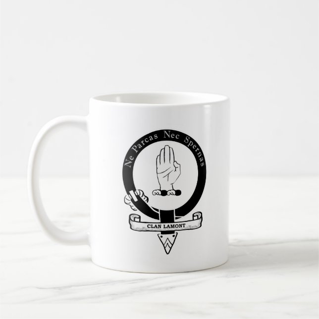 Clan Lamont Inspired Coffee Tea Mug (Left)