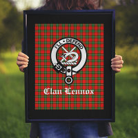 Clan Lennox Crest Badge & Tartan