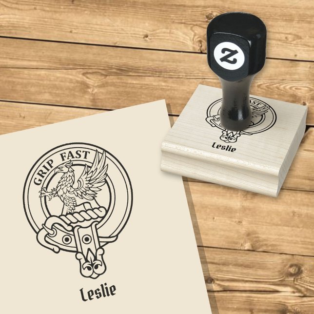 Clan Leslie Crest Rubber Stamp (Creator Uploaded)