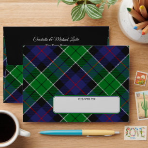 Clan Leslie Hunting Tartan Envelope