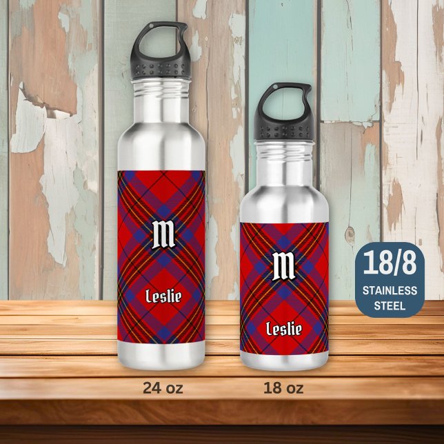 Clan Leslie Red Tartan 710 Ml Water Bottle (Creator Uploaded)