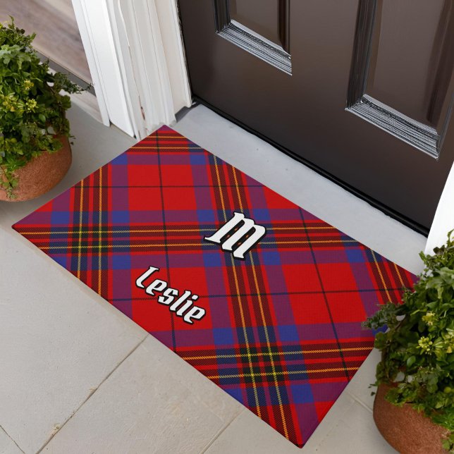 Clan Leslie Red Tartan Doormat (Creator Uploaded)