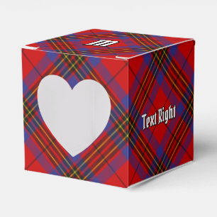 Clan Leslie Red Tartan Favour Box