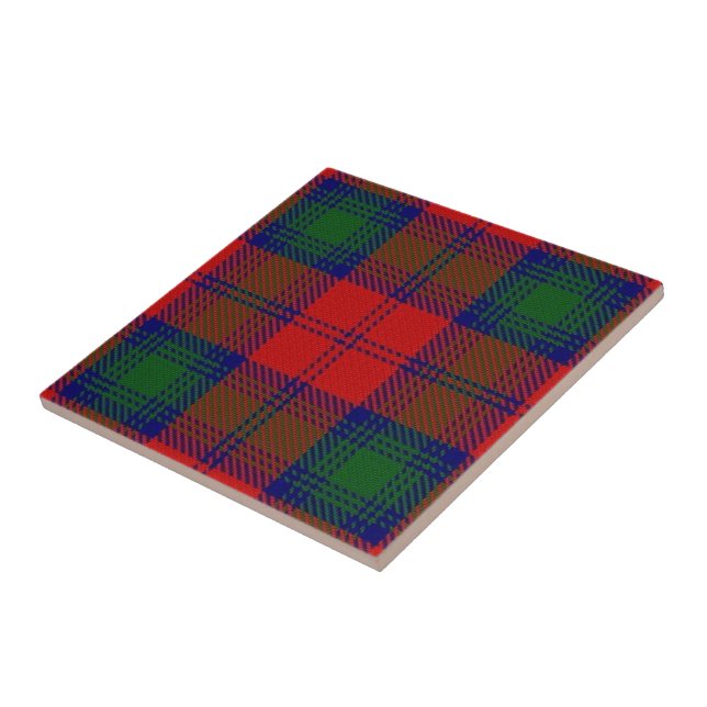 Clan Lindsay Scottish Expressions Tartan Tile (Side)