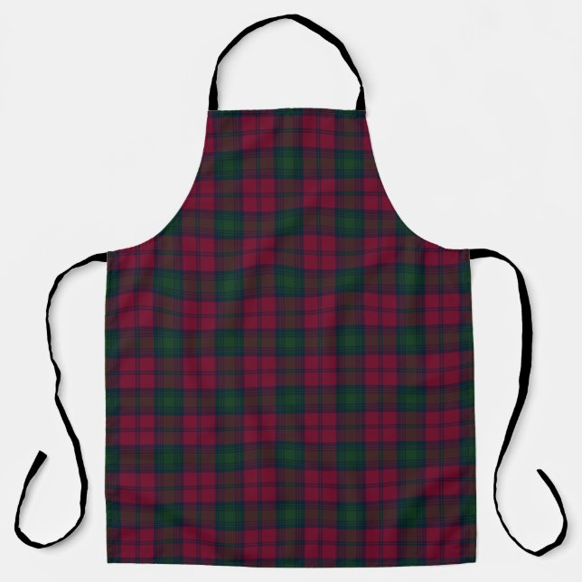 Clan Lindsay Tartan cooking Apron (Front)