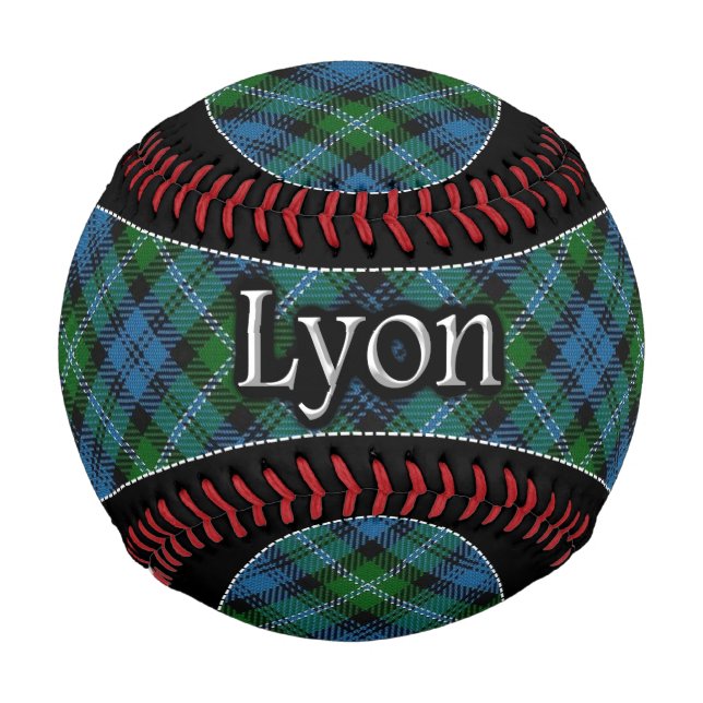 Clan Lyon Scottish Dream Tartan Baseball (Front)