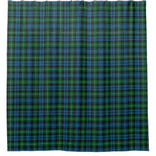 Clan Lyon Scottish Heritage Tartan Shower Curtain