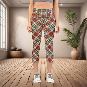 Clan MacAlister Dress Tartan Capri Leggings