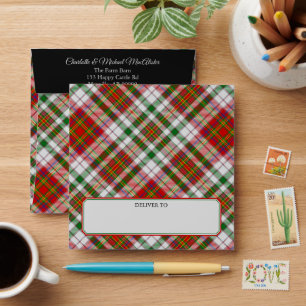 Clan MacAlister Dress Tartan Envelope